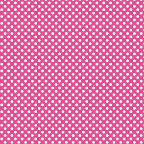 Polka Dots in Pink & White Small