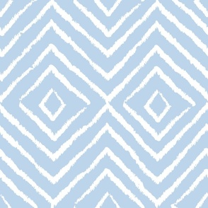 Tribal Sounds - White on Nantucket Blue