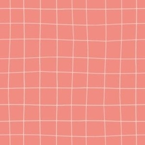 Gingham In Pink 6x6