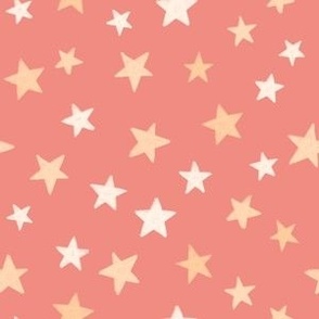 Stars In Pink 6x6