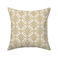 Gold and White Damask-nanditasingh