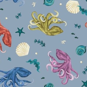 Octopuses (blue)