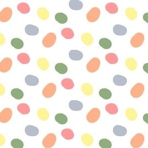 Fun watercolor polka dots
