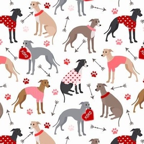 Valentine Italian Greyhound Dogs