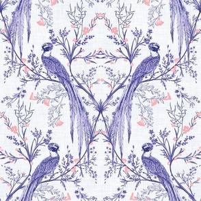 Chinoiserie Very Peri Bird