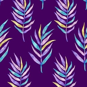 Colored Leaves V1 in Purple