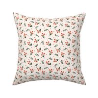 Betty Floral and Berry in Orange Green and Cream