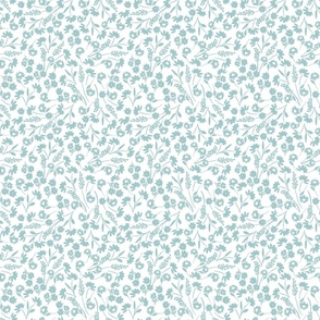 sweet ditsy flora,l soft bue white painterly floral terriconraddesigns copy