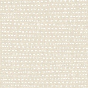 White Dotted Stripes Beige_Iveta Abolina