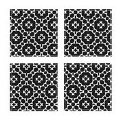 Black and White Medallion Grid