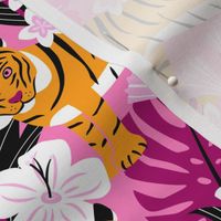 Tropical Tigers (Pink & Orange)