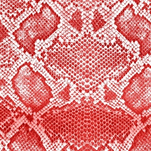 Snake skin texture bright red large scale