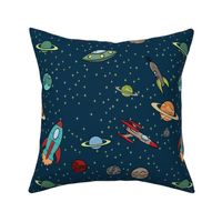 Retro Space Fabric