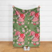 27x36 blanket valentine gnome 