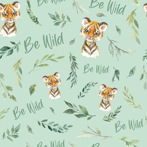 be wild tiger light green