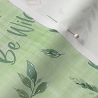 be wild tiger green linen