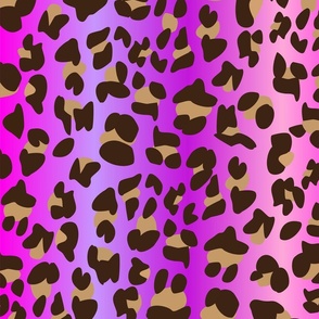 Cheetah, Leopard, Panther Skin Pink Purple 