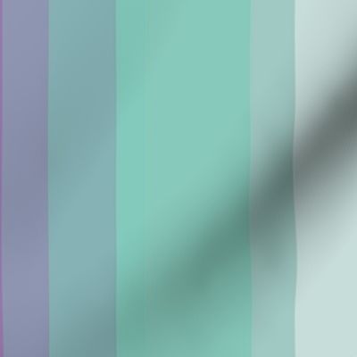 Vertical minty and lilac gradient stripes