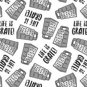 Life is Grate! - monochrome - LAD22