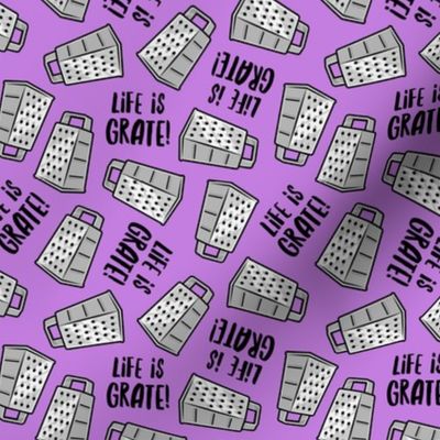 Life is Grate! - purple - LAD22
