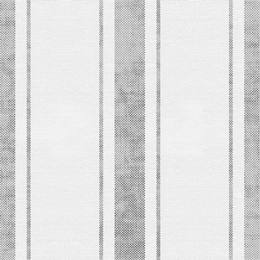 AEGEAN BOLD TICKING STRIPE GREY