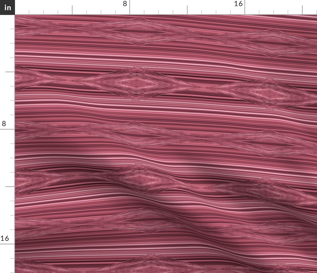 STSS5 - Medium - Southwestern Stripes in Garnet Red and Pink