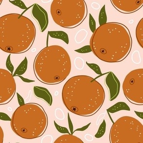 Orange juicy summer fruit