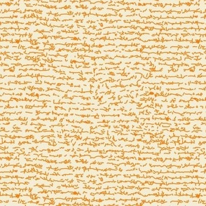 Long Scribbles Blender in Orange on Cream