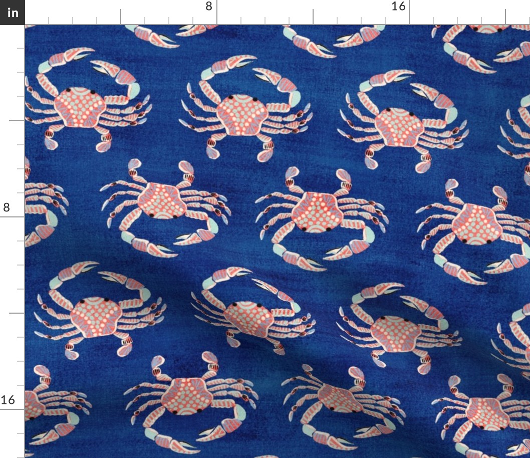 Coral Reef Crabs (classic blue) large