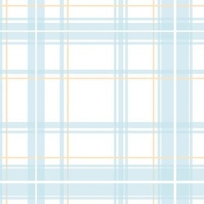 Lotte Tartan aqua citrus