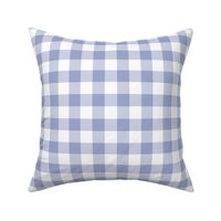 Gingham Fabric- Lavender- 1 inch- Large Check Fabric- Purple Plaid- Periwinkle Blue- Spring- Easter- Baby