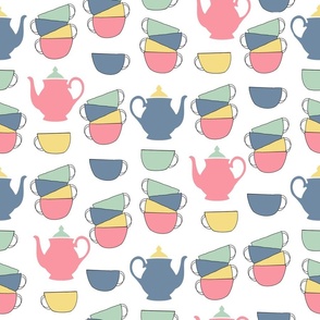 Stacked Teacups 