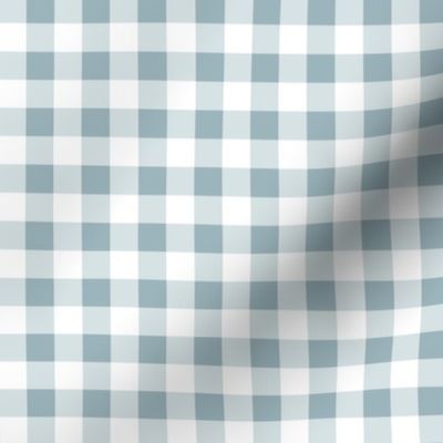Gingham Fabric- Teal Green- 1 2 inch- Medium Check Fabric- Eucaliptus- Pastel Pine Green- Spring- Easter- Baby- Pastel Colors