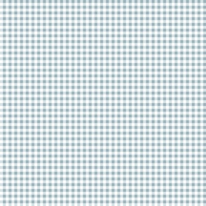 Gingham Fabric- Teal Green- 1 4 inch- Small Check Fabric- Eucaliptus- Pastel Pine Green- Spring- Easter- Baby- Pastel Colors