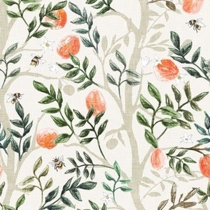 Orange Grove (cream/emerald) MED 