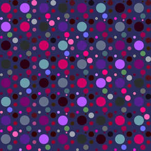 Purple Dots Dark