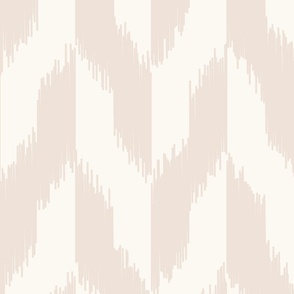 Geo Ikat Creamy Large