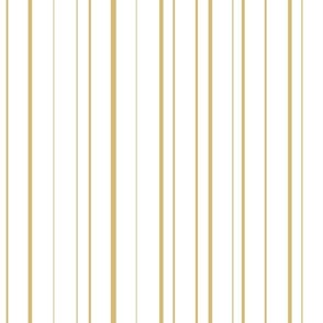 white and gold stripes