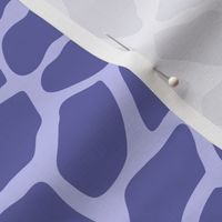 Medium scale Violet-blue very peri giraffe spots pattern