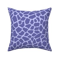 Medium scale Violet-blue very peri giraffe spots pattern