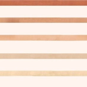 Ombre Stripes - Watercolor Earth Tone  6x6