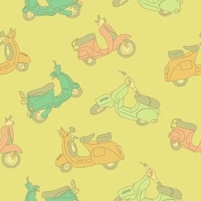 Scoot! vintage yellow