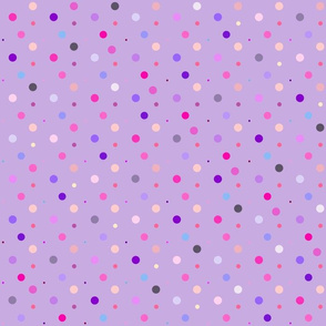 Purple Dots Light Small