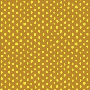 dotty tumeric yellow on mustard