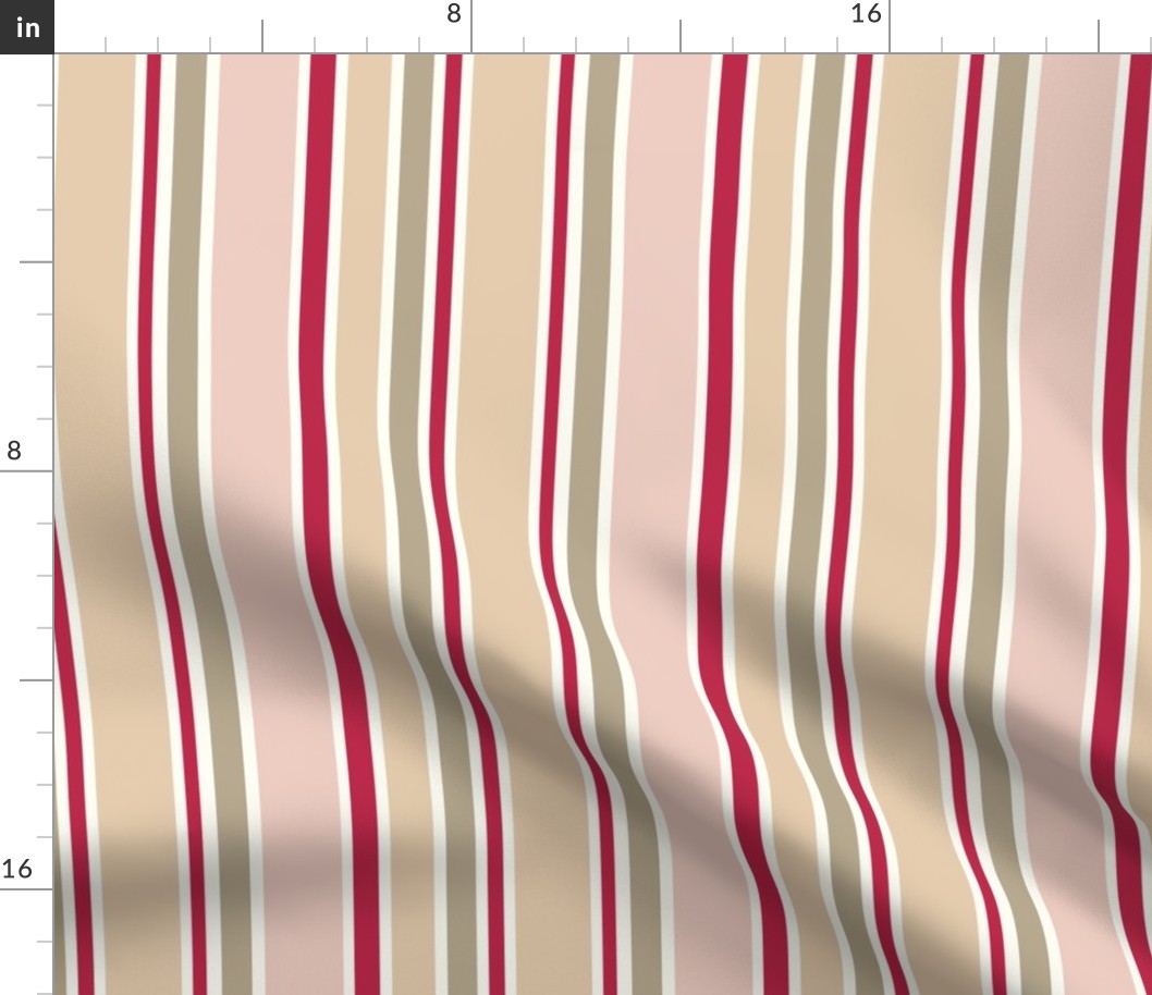 summer holiday stripes, medium