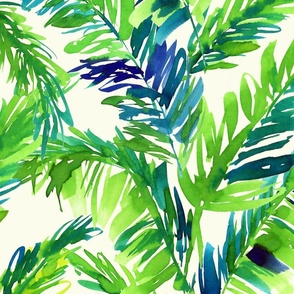 Watercolor Palm trees