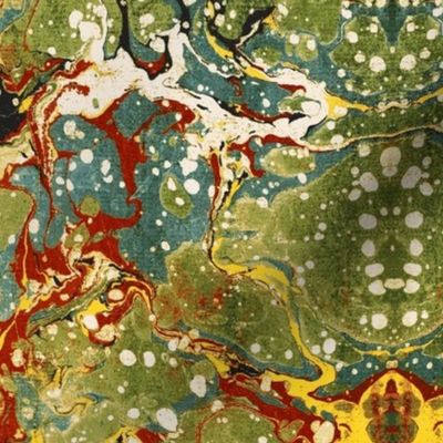 Marbled Endpaper