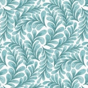 Swirling Plumes | Teal