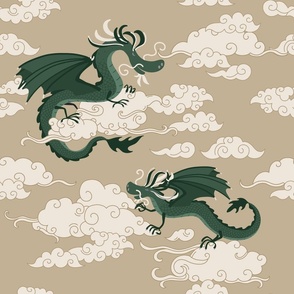winged dragons