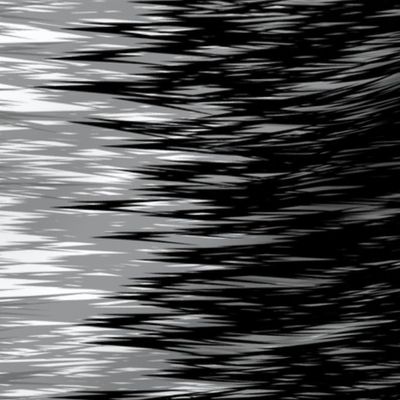 ZIGZAG ABSTRACT - WHITE, GRAY AND BLACK